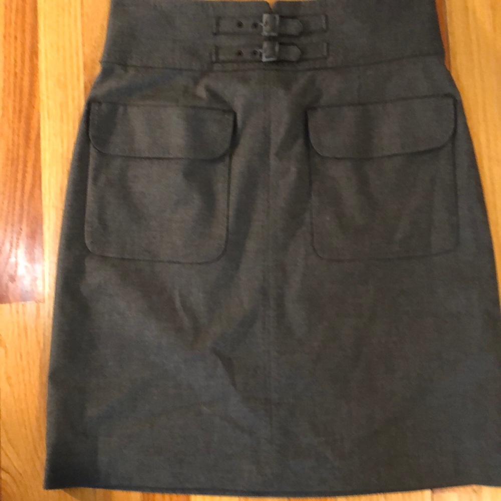 High waist mini skirt